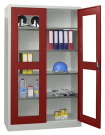 PAVOY Armoire à portes vitrées Basis