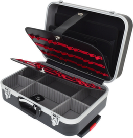 KS Tools Mallette rigide en ABS avec chariot télescopique