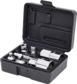 KS Tools Jeu d'adaptateurs d'agrandissement et de réduction 1/4"+3/8"+1/2"+3/4" CHROMEplus