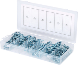 KS Tools Assortiment de vis à crochet et à œil