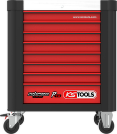 KS Tools Performanceplus workshop trolley set P10 with 241 tools for 4 drawers