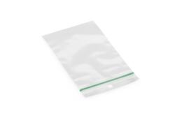 Sachet à fermeture à pression avec trou de suspension