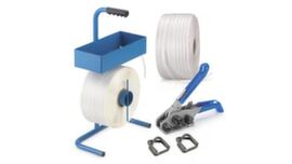 Kit de cerclage avec feuillard textile