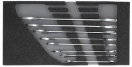 R22150001 Jeu de clés à fourche double 2/6 module CT 8 pièces