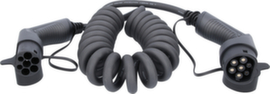KS Tools efuturo spiral charging cable type 2 to type 2 plug