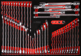 KS Tools Spanners set in foam insert