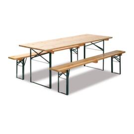 VEBA Set de table et bancs de brasserie Essentials