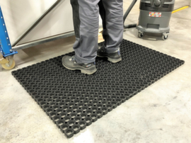 Tapis d'atelier DRAIN Rub en caoutchouc naturel