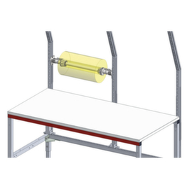 Support axe dérouleur amovible avec support de fixation