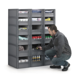 Bac gerbable demi-ouverture norme Europe