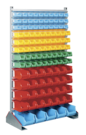 Rayonnage fixe avec bacs à bec