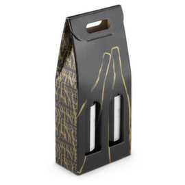 Boîte bouteille à poignée CLASSIC (pour 2 bouteilles)