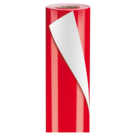 Papier cadeau rouge pelliculé