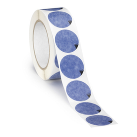 Étiquette papier adhésive de sécurité ronde RAJA