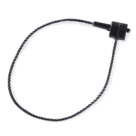 Attache cordon à serrage fixe noire 200 mm