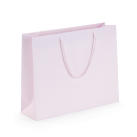 25 sacs pelliculés rose pâle effet mat