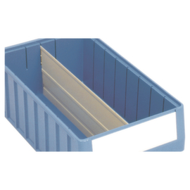 Séparateur longitudinal pour les bacs tiroirs à compartiments