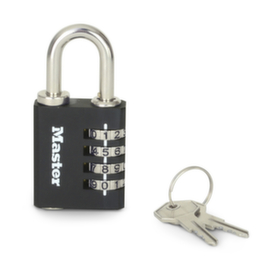 Cadenas à combinaison avec clé de secours MASTER LOCK