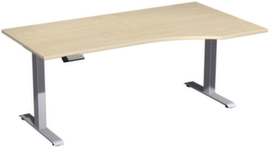 Gera Avec régl. él. de la hauteur bureau à retour Elevate Basic