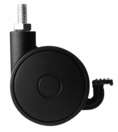 van Esch Dubbel zwenkwiel voor garderoberekmet rem