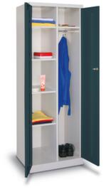 PAVOY Kleding-/wasgoedkast Basis PlusH x B x D 1800 x 600 x 500 mmlinks 4 legbordenrechts hoedenplankkledingstang + hakencil.-slotsokkel