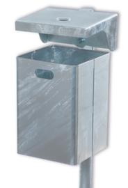 Vuurverzinkte afvalbak voor buiten