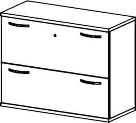 Gera Hangmappenkast ProB x D 1000 x 430 mm2 banenmet 2 of 3 hangmappenframes