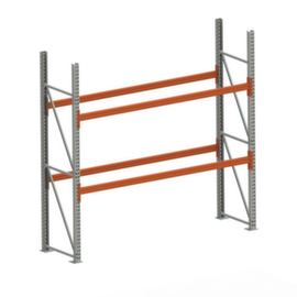 META Palletstelling MULTIPAL voor 6 pallets, 2870 mm breed, 3 opslagniveaus