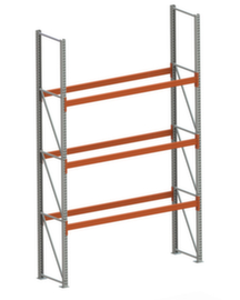 META Palletstelling MULTIPAL voor 8 pallets, 2870 mm breed, 4 opslagniveaus