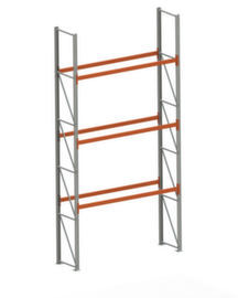 META Palletstelling MULTIPAL voor 8 pallets, 2870 mm breed, 4 opslagniveaus