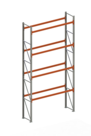 META Palletstelling MULTIPAL voor 10 pallets, 2700 mm breed, 5 opslagniveaus
