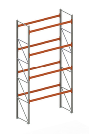 META Palletstelling MULTIPAL voor 15 pallets, 2870 mm breed, 5 opslagniveaus