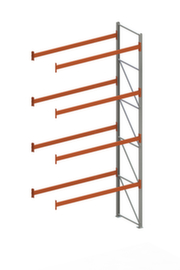 META Palletstelling MULTIPAL voor 15 pallets, 2785 mm breed, 5 opslagniveaus