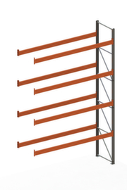 META Palletstelling MULTIPAL voor 20 pallets, 3685 mm breed, 5 opslagniveaus