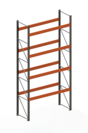 META Palletstelling MULTIPAL voor 15 pallets, 2870 mm breed, 5 opslagniveaus
