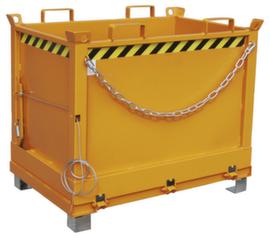 3-hoog stapelbare bodemklepcontainer tot 2 m³
