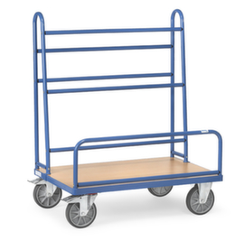 Platenwagen met aanlegframe voor eenzijdig gebruik