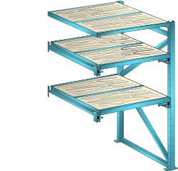 LISTA Uittrekstelling voor zware lasten met 3 etages