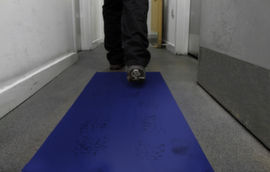 Mat voor geconditioneerde ruimtes First Step, lengte x breedte 1170 x 450 mm