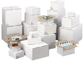 Witte golfkartonnen vouwdoos met 20 kg draagvermogen