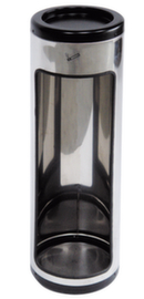 Brandblusstandaard met asbakH x Ø 800 x 245 mmromp RVS