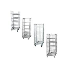 Rolcontainer met lichtlopende elastische banden