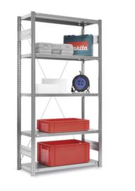 Stalen panelen voor systeemrekken, breedte x diepte 1000 x 400 mm