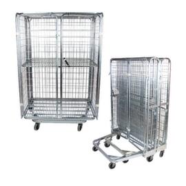 Nestbare veiligheidsrolcontainer nestainer® met dubbele openslaande deur