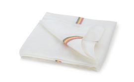 Vloerdoekkatoenmixwit/gekleurde strepenL x B 600 x 700 mm