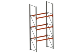 META Palletstelling MULTIPAL voor 8 pallets, 1825 mm breed, 4 opslagniveaus