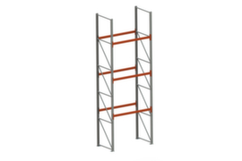 META Palletstelling MULTIPAL voor 8 pallets, 1825 mm breed, 4 opslagniveaus