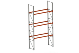 META Palletstelling MULTIPAL voor 12 pallets, 2870 mm breed, 4 opslagniveaus