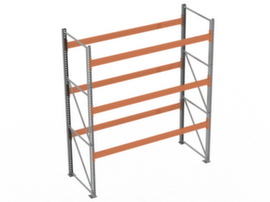 META Palletstelling MULTIPAL voor 12 pallets, 2870 mm breed, 4 opslagniveaus