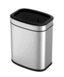 RVS afvalbak EKO met inworpopeningin verschillende uitvoeringen